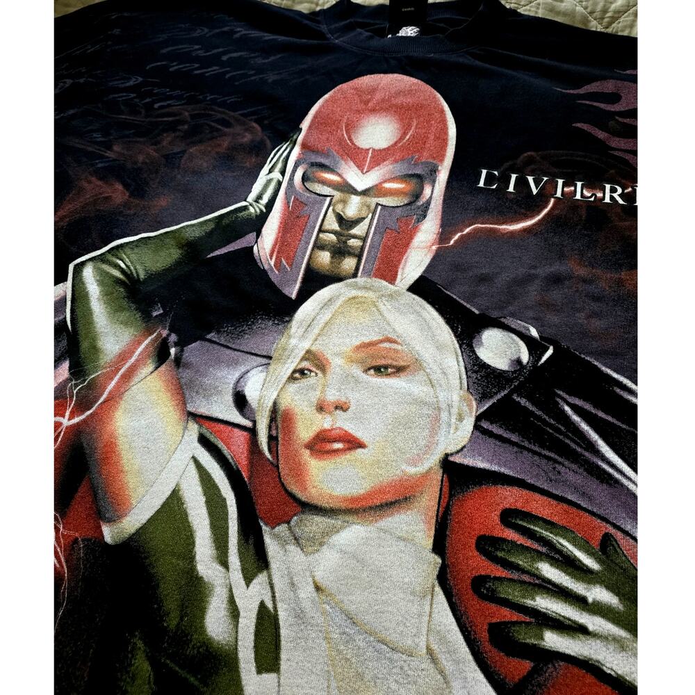 Civil Regime- X Men "magneto & rogue" XLARGE